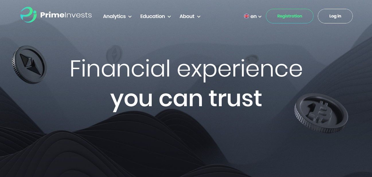 PrimeInvests Homepage